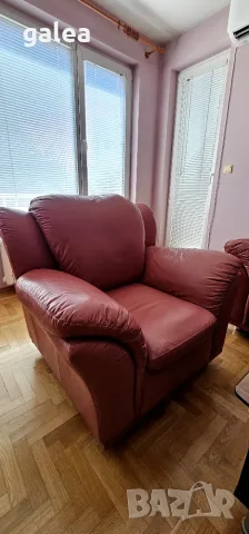 Диван с два фотьойла, снимка 8 - Дивани и мека мебел - 56011844
