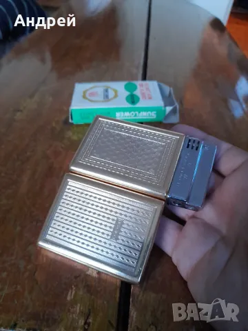 Стара табакера ,запалка Sunflower #2, снимка 7 - Други ценни предмети - 48619982