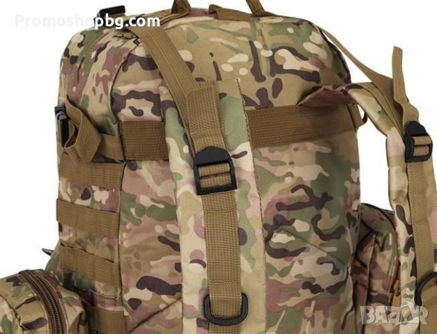 Тактическа раница, военна, туристическа - 60/50/16 cm, снимка 10 - Екипировка - 38830467