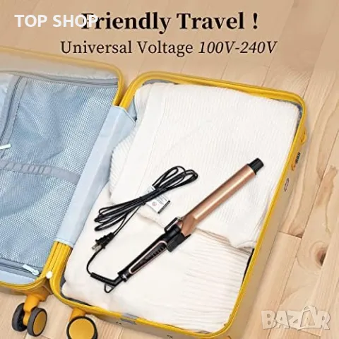 Нова Професионална Керамична Маша за коса/Къдрене Прическа/Бързо нагряване/Жени, снимка 3 - Маши за коса - 49956921