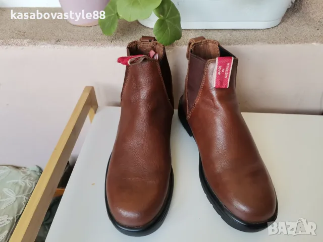 Дамски боти Естествена кожа 39 н. , снимка 4 - Дамски боти - 56298458