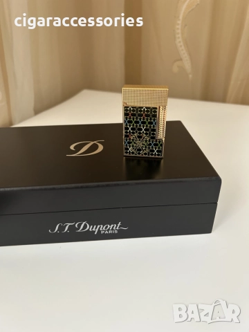 Запалка S.T. Dupont Ligne 2 Fuente – пълен комплект, отлично състояние, снимка 5 - Запалки - 56135651