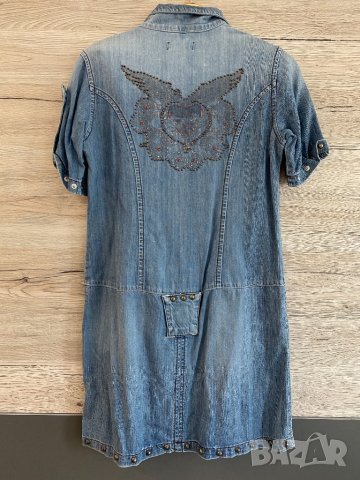 Дънкова рокля , снимка 2 - Рокли - 30462233