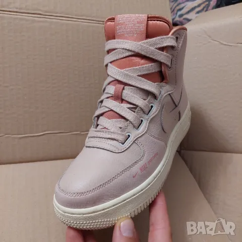 Nike Air Force 1 High Utility Particle Beige номер 37 ,5 оригинални маратонки , снимка 11 - Маратонки - 49970866