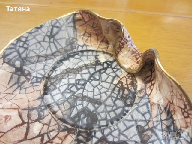 АВТОРСКА КЕРАМИКА /БЪЛГАРИЯ/ -;СЕРВИЗ  ОТ СБХ;ЮТИЯ;ВАЗА ПЕПЕЛНИК;, снимка 7 - Сервизи - 31863326