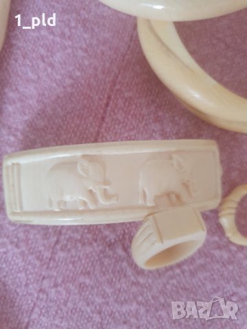 Бижута от кехлибар и малахит, снимка 6 - Други - 38041995