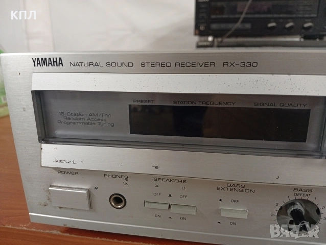 Усилвател YAMAHA rx-330, снимка 6 - Ресийвъри, усилватели, смесителни пултове - 54036278