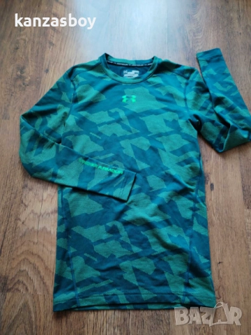 Under Armour ColdGear Jacquard Compression - мъжка фитнес блуза М, снимка 6 - Блузи - 52638851