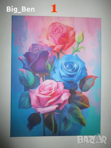 Картини за стена от канава с рамка, снимка 2 - Картини - 50132493