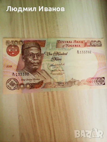 НИГЕРИЯ 100 НАЙРИ 2008 UNC
