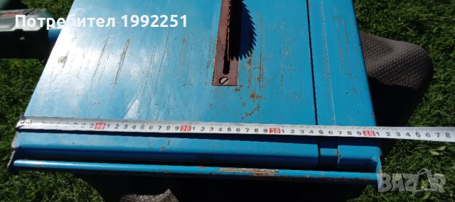 Настолен циркуляр НОМЕР 67. 40мм дълбочина на рязане. До 45 градуса на ъгъл. С дрелка Bosch CSB 550., снимка 4 - Циркуляри - 38055981