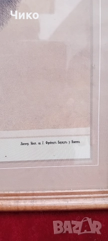 Стар голям виенски портрет, снимка 9 - Антикварни и старинни предмети - 52573058