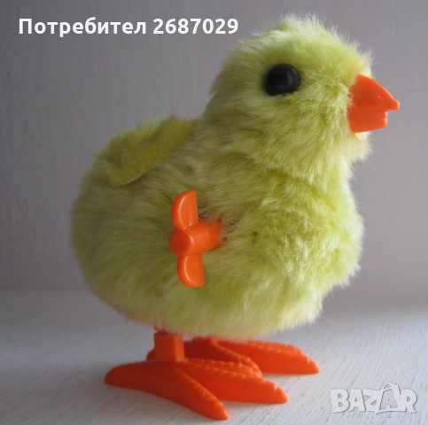 механична играчка - пиле птиче фигурка фигура животно птица