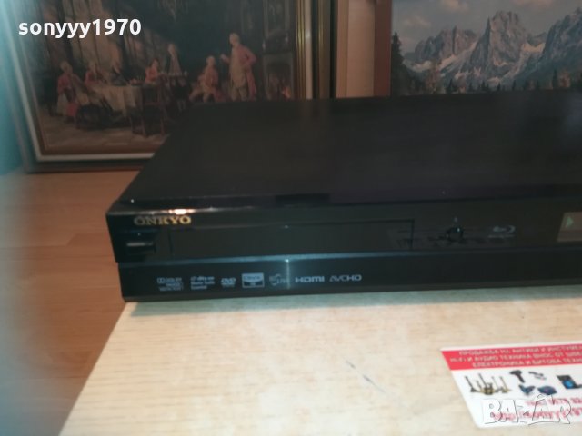 onkyo dv-bd507 blu-ray dvd/lan/hdmi/sd card 0903211117, снимка 5 - Плейъри, домашно кино, прожектори - 32091970