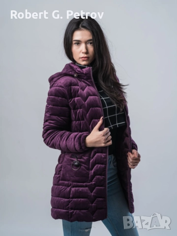 Дамско зимно яке, средна дължина