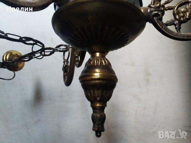 бароков полилей от бронз, снимка 5 - Полилеи - 29452150