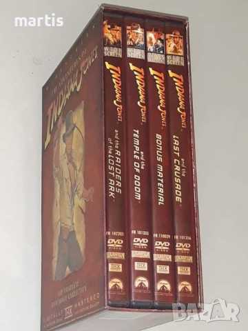 ДВД Колекция Индиана Джоунс 1-3/Бг.суб/, снимка 2 - DVD филми - 44765161