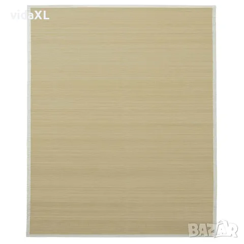 vidaXL Бамбуков килим, 160x230 см, естествен цвят, снимка 1 - Килими - 56146453