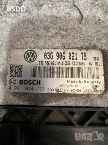 Компютър двигател / ECU 03G906021TB 0281014711 EDC16U34 за Skoda Octavia 1.9 TDI 105 к.с., снимка 2 - Части - 48086834
