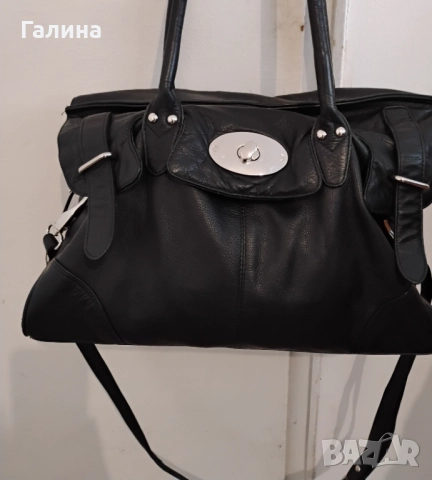 Vera Pelle чанта от естествена кожа, снимка 7 - Чанти - 52801724