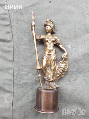Бронзова пластика статуетка Марс, снимка 3 - Антикварни и старинни предмети - 52615452