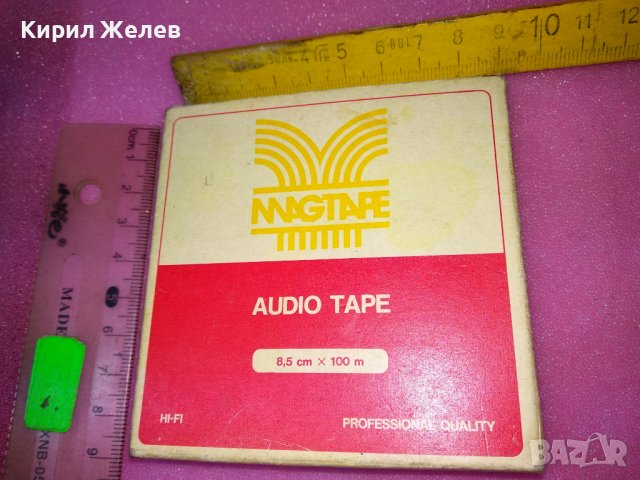 MAGTAPE AUDIO TAPE HI-FI PROFESSIONAL QUALITY MADE in USA Стара РОЛКА ЛЕНТА за МАГНЕТОФОН 29248, снимка 9 - Антикварни и старинни предмети - 44147671