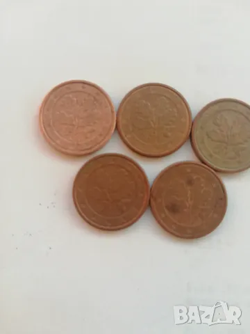 лот от 2 евро цент Германия 2002 г. букви A,D,F,G,J, снимка 5 - Нумизматика и бонистика - 48030520