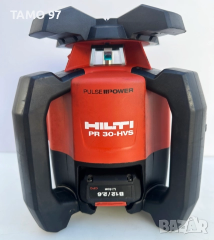 ТОП ОФЕРТА! Hilti PR 30-HVS A12 - Ротационен лазер за употреба на открито 2022г., снимка 4 - Измервателни инструменти - 52939466