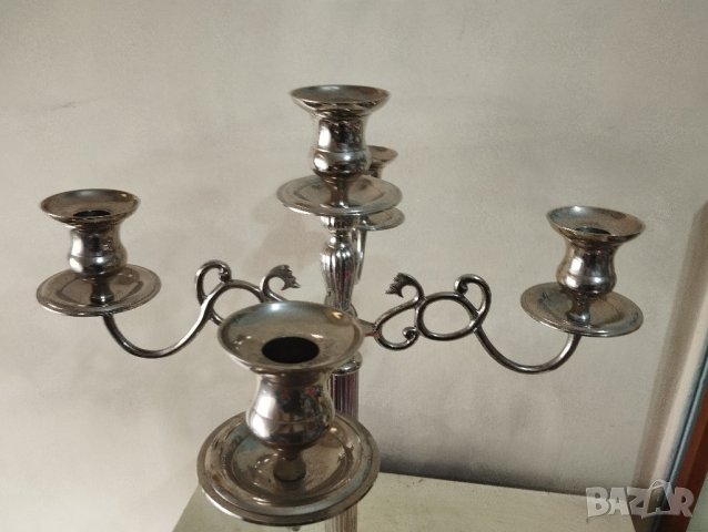 ретро метален свещник, снимка 2 - Други ценни предмети - 44261742