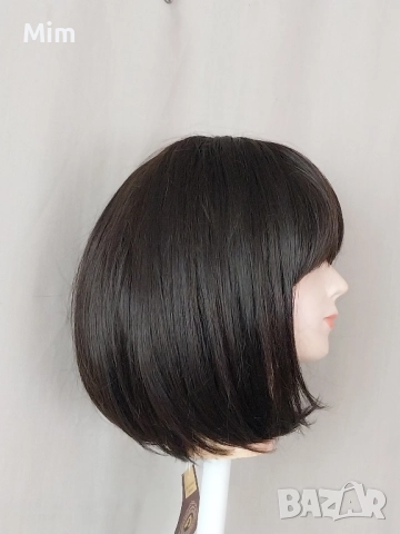 Кестенява перука/ боб /, снимка 7 - Аксесоари за коса - 52349635