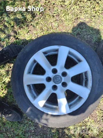 Лети джанти 4бр. за Toyota + гуми, снимка 2 - Гуми и джанти - 55777768