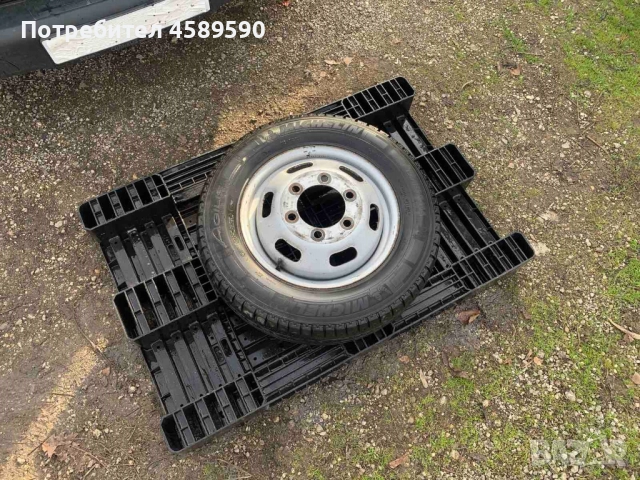 Резервна гума Michelin+джанта 16цола 6x170 ET115 за ДВОЙНИ ГУМИ Iveco Daily(2006-2025), снимка 2 - Гуми и джанти - 52826193