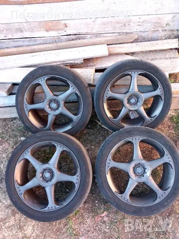 Продавам оригинални японски джанти R17 ц. Kosei-SP, Sport RG, R17 5×100, 7jj,централен отвор 57,1мм