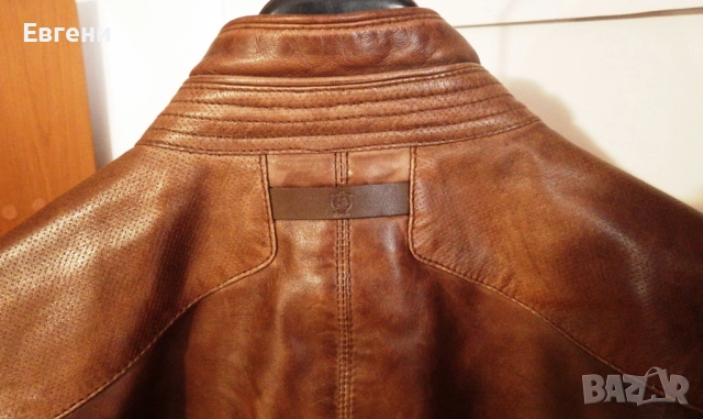 Кожено яке на испанската марка Massimo Dutti, снимка 7 - Якета - 52867596