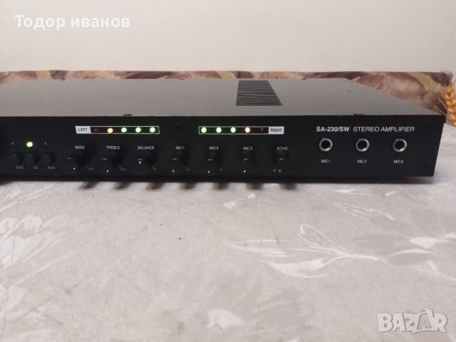 Monacor-sa-230/sw, снимка 3 - Ресийвъри, усилватели, смесителни пултове - 38139227