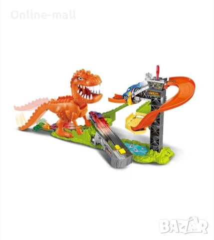 Детска писта Orbital Car с динозавър и количка, снимка 2 - Коли, камиони, мотори, писти - 51531132