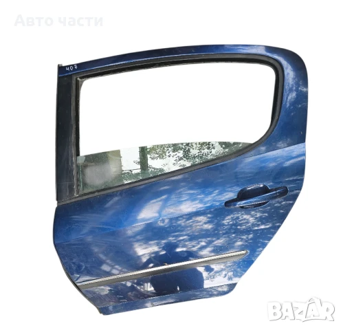 Врата лява задна за Пежо Peugeot 407 седан (тъмно синя)