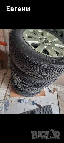 зимни гуми и алуминиеви джанти 195 65 15 за пасат джета бора кади шкода и др.