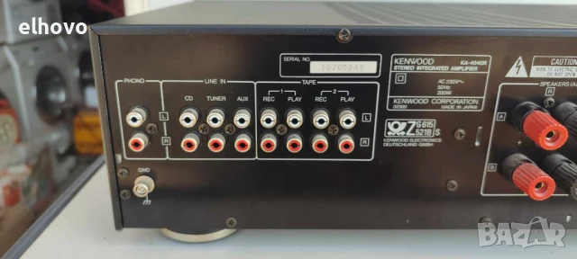 Стерео усилвател Kenwood KA-4040R, снимка 11 - Ресийвъри, усилватели, смесителни пултове - 50544280