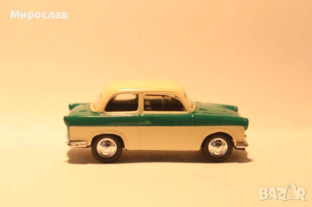 1/64 GRELL MODEL ТРАБАНТ TRABANT КОЛИЧКА МОДЕЛ, снимка 4 - Колекции - 52342960