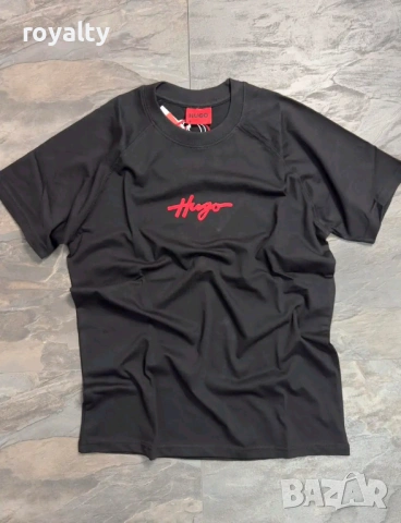 Hugo Boss Нова Черна Мъжка Тениска Хюго Бос 