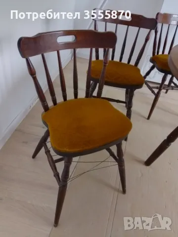 Троянски комплект за трапезария , снимка 7 - Маси - 48388251