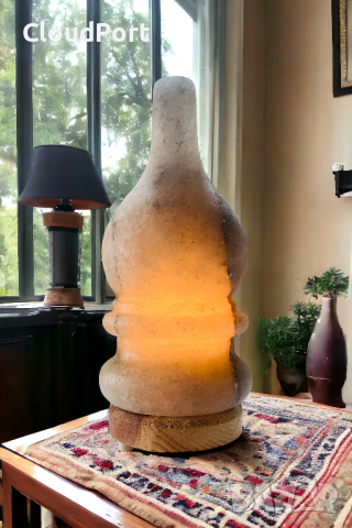 Солна лампа във формата на газена лампа, 100% натурален