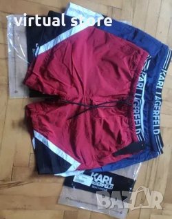 KARL LAGERFELD мъжки бански, шорти за плуване, Оригинал, снимка 4 - Спортни дрехи, екипи - 31513032