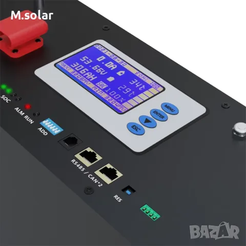  Фотоволтаична система ​8,2 kW,хибриден инвертор 8200вата lifepo4 акумулатор 5,64kw, 5,6kw панели., снимка 7 - Друга електроника - 41774513