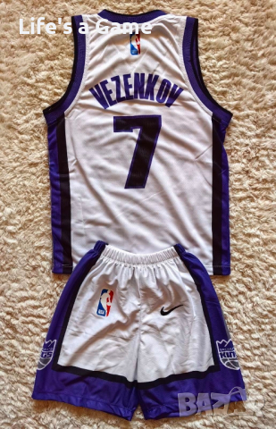 Детско - юношески баскетболен екип Сакраменто Кингс Везенков Sacramento Kings Vezenkov , снимка 2 - Детски комплекти - 44924381