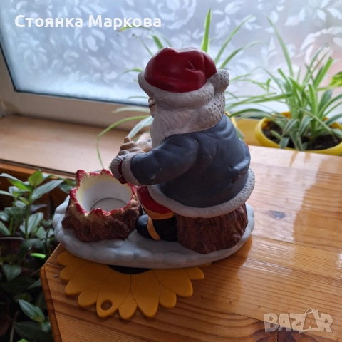 Голям керамичен Дядо Коледа на чешмата, снимка 4 - Коледни подаръци - 52654784