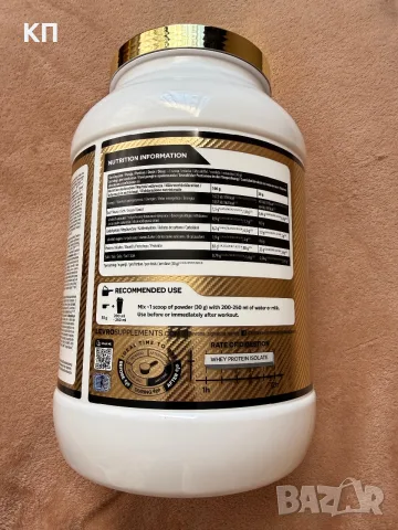 100% Whey protein Kevin Levrone Gold ISO – 2 kg | Banana Peach, снимка 4 - Хранителни добавки - 56315791