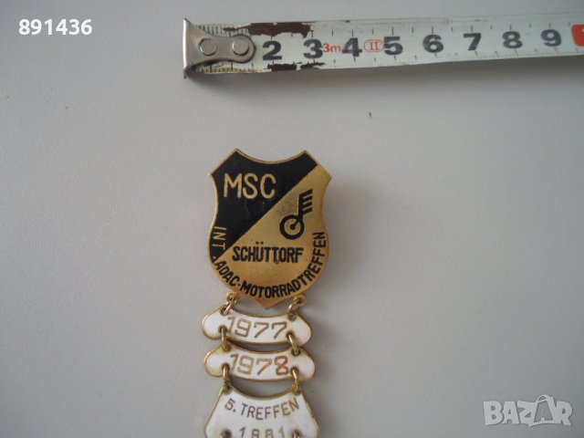 Стара клубна значка за мотористи Германия, снимка 7 - Колекции - 37867971
