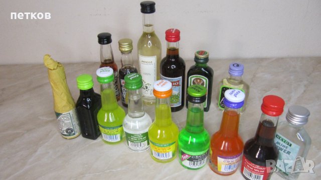 колекция 18 бр. мини бутилки, снимка 11 - Колекции - 40378648